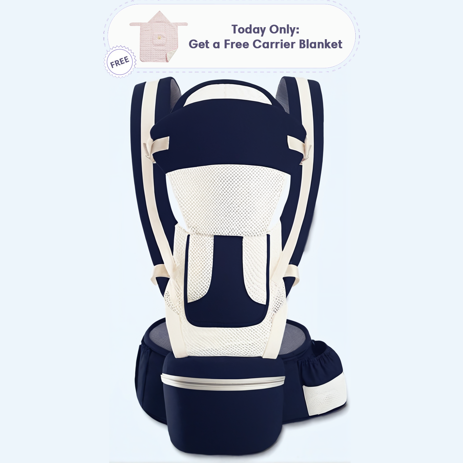 3-in-1 Baby Carrier + Carrier Cover