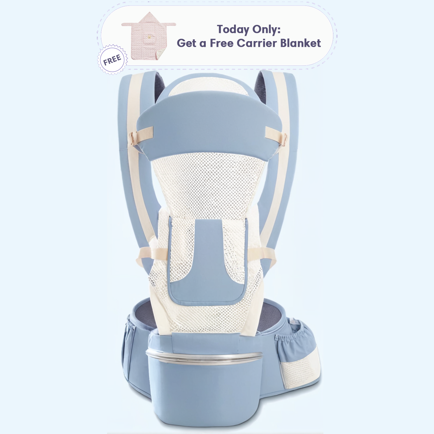 3-in-1 Baby Carrier + Carrier Cover