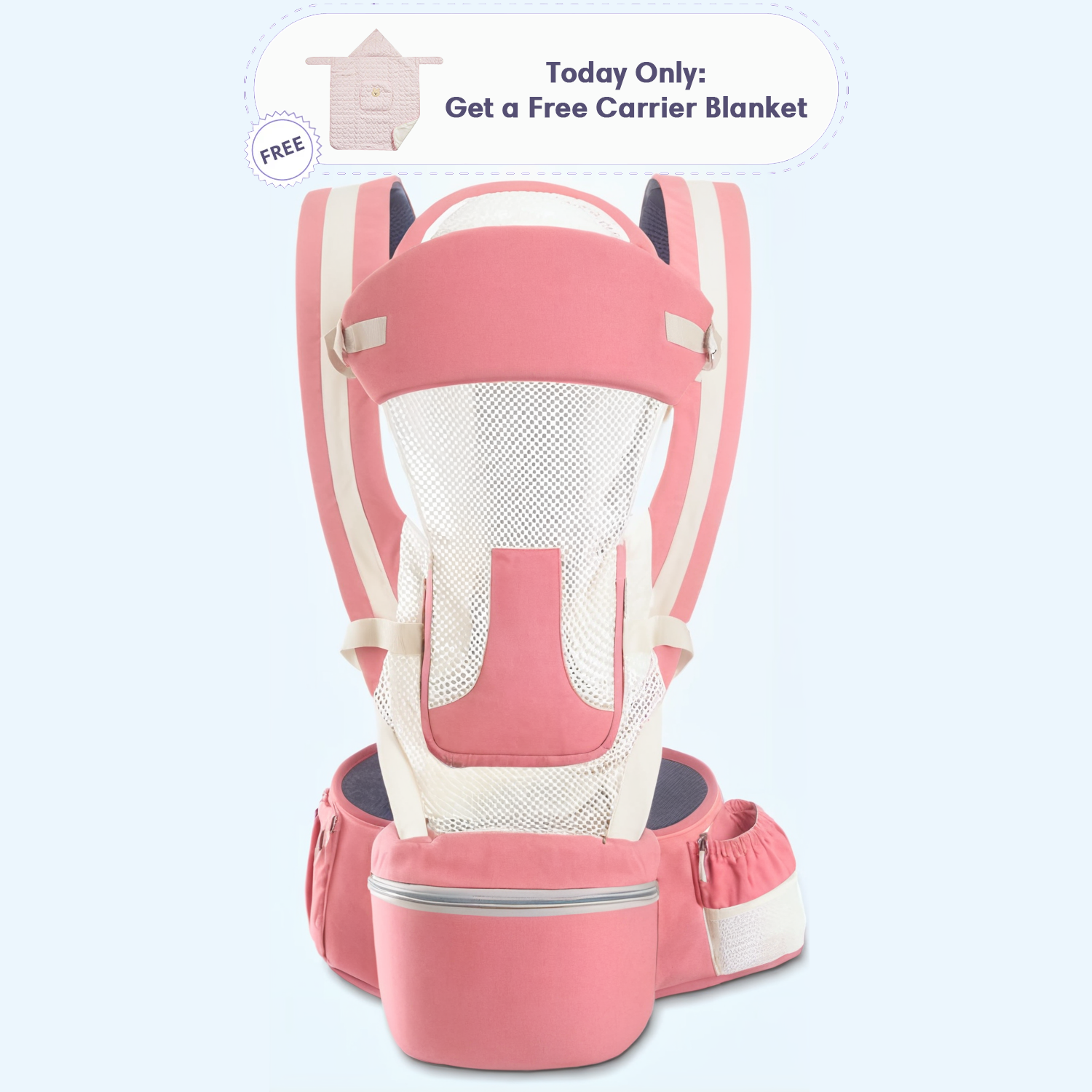 3-in-1 Baby Carrier + Carrier Cover